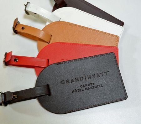 Etiquette Bagage Cuir Personnalise